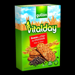  Gullón Vitalday Bolachas Aveia e Chips de Chocolate