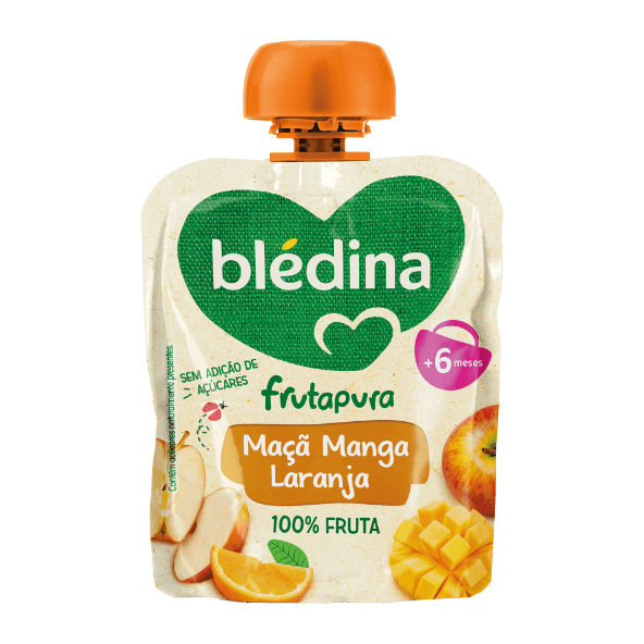 Blédina - Saqueta de Fruta Maçã, Manga e Laranja