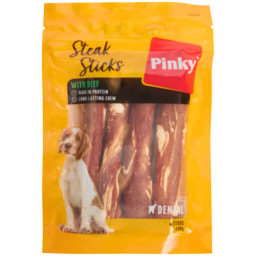Snack para cães Pinky Steak Sticks