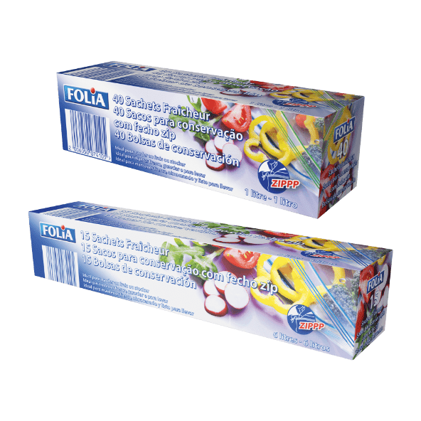 Folia® - Sacos de Conservação com Fecho
