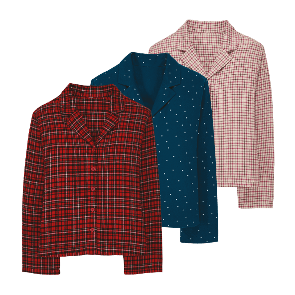 UP2FASHION® - Pijama de Flanela