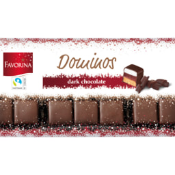 Favorina®  Dominós Chocolate Preto