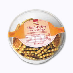 Mini Wafers com Manteiga