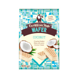 Caribbean Style® Wafers Recheados com Coco