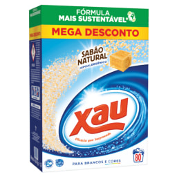 Xau® Detergente em Pó Sabão Natural 80 Doses