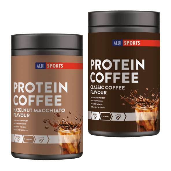 Aldi Sports® - Café Proteico Clássico/ Macchiato de Avelã