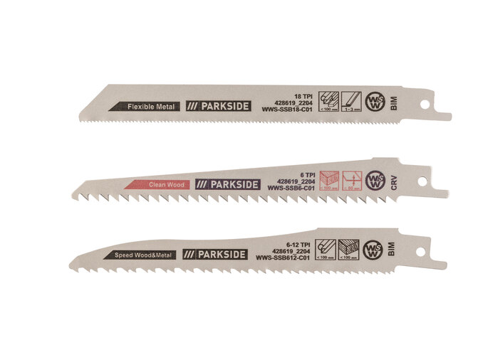 MultiPROMOS Parkside Conjunto De L minas Para Serra De Poda