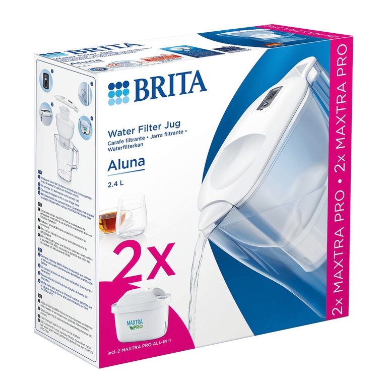 BRITA - Jarra Aluna com 2 Filtros Max Pro
