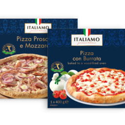 ITALIAMO® Pizza de Fiambre e Queijo / 4 Queijos / Queijo Burrata