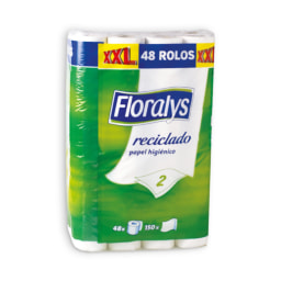 FLORALYS® Papel Higiénico XXL Reciclado 2 Folhas