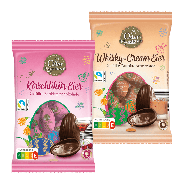 OSTER PHANTASIE® - Ovos de Chocolate Preto Recheados