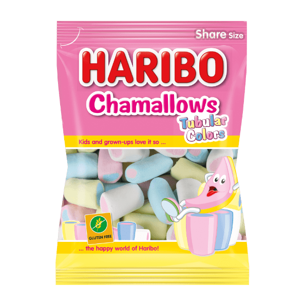 Haribo - Gomas Chamallows Tubo Colors