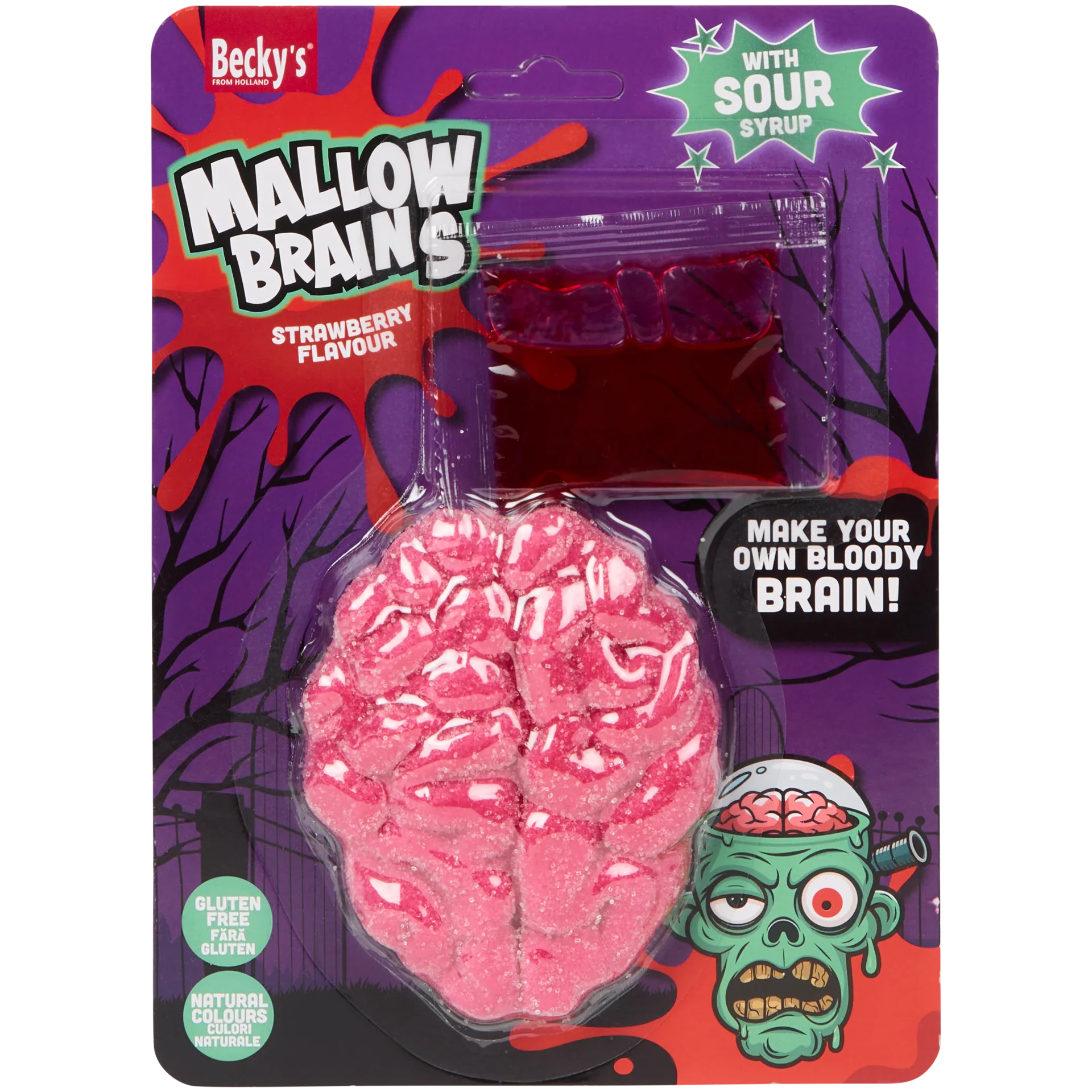 Marshmallow XL com sangue artificial comestível Becky's
