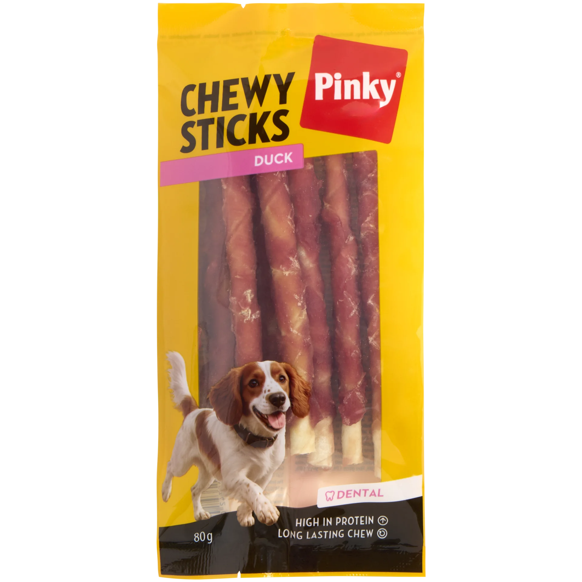 Snacks para cães Pinky Chewy Sticks