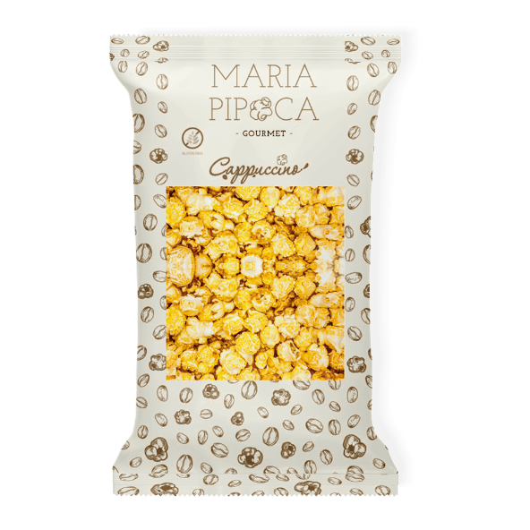 Maria Pipoca - Pipocas  Sabor a Cappuccino