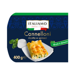 Cannelloni com Ricotta e Espinafres
