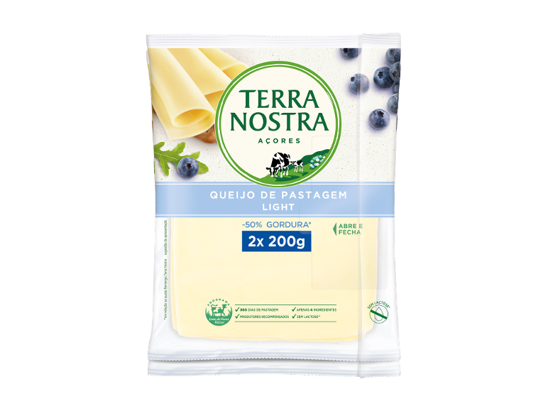 Terra Nostra Queijo em Fatias Light
