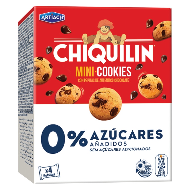 ARTIACH - Mini Cookies 0% Açúcares Adicionados