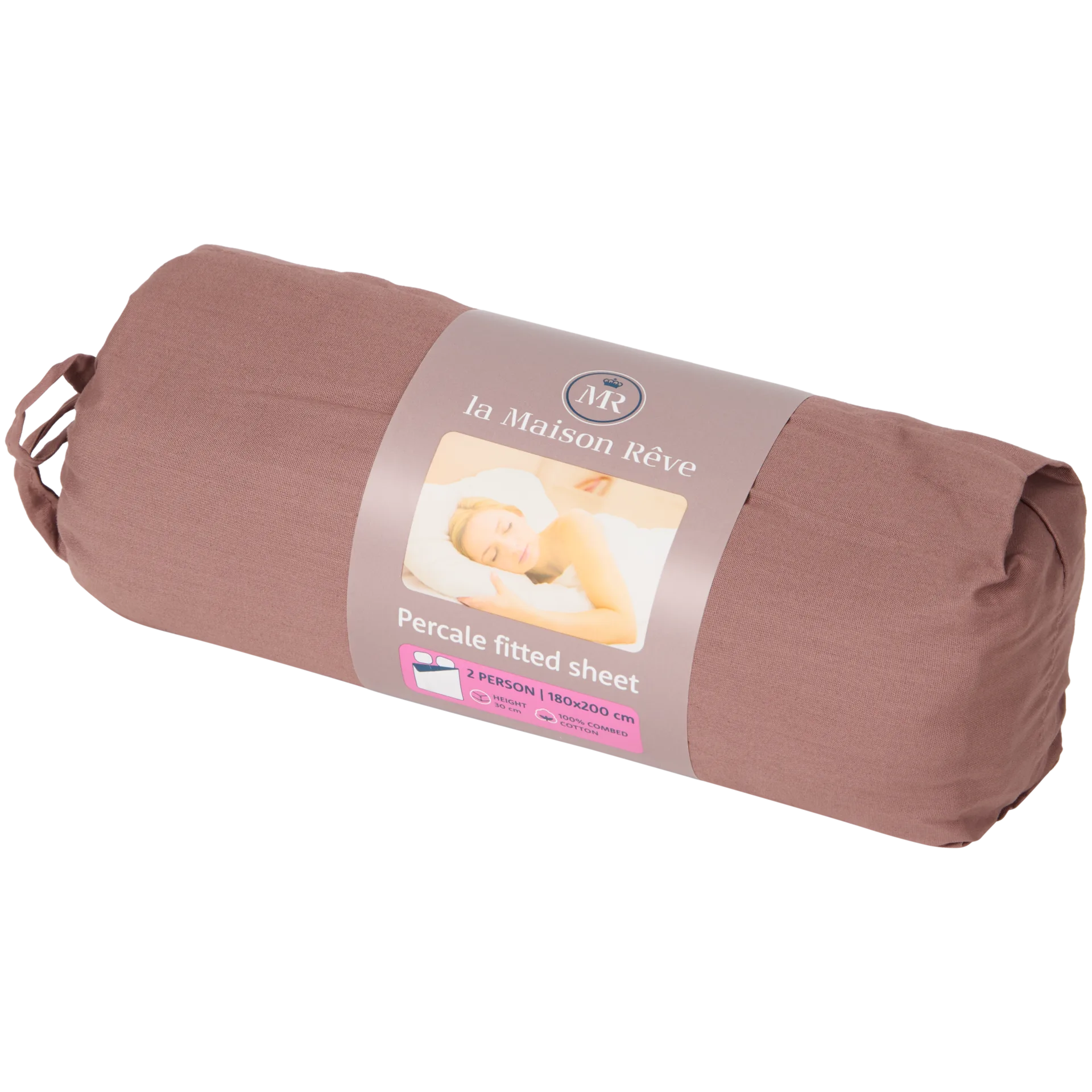 Lençol-capa em percal de algodão La Maison Rêve