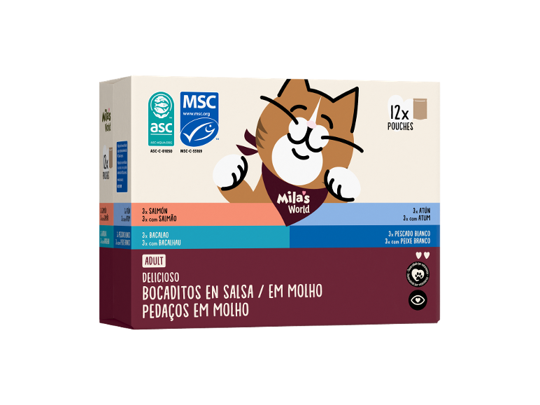 MAX & MILA'S WORLD - Filetes de Peixe para Gato