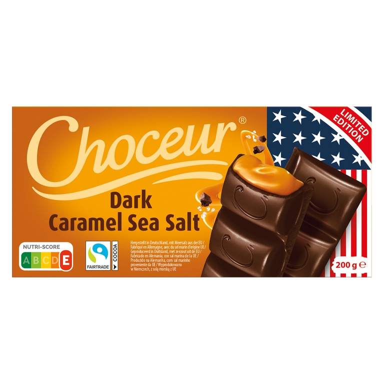 CHOCEUR® - Chocolate de Caramelo Salgado e Amendoim