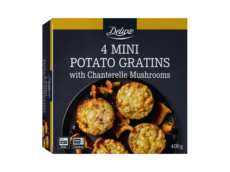 DELUXE - Mini Gratinado de Batata com Cantarelos