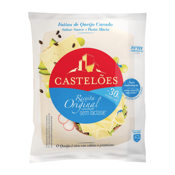CASTELÕES - Queijo em Fatias sem Lactose