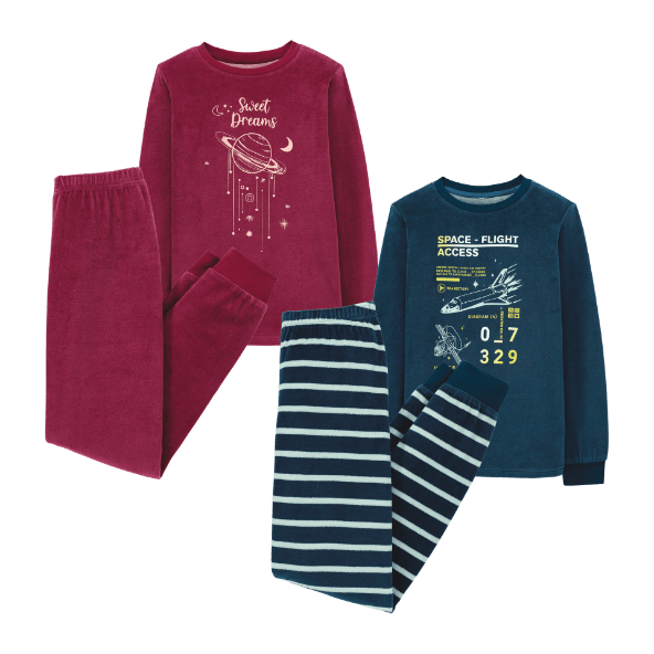 LILY & DAN® - Pijama Quente para Criança