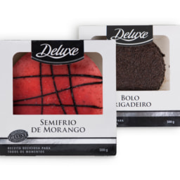 DELUXE® Semifrio de Morango / Bolo Brigadeiro