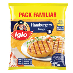 Iglo® Hambúrgueres sem Glúten de Frango/ Vaca