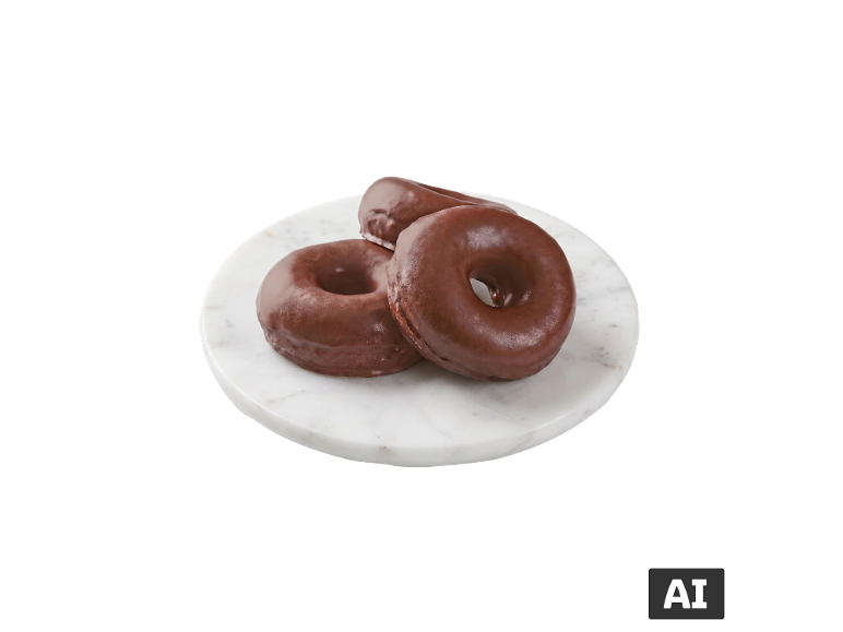 - - Argolas com Cobertura de Chocolate