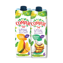 Compal® Vital Equilíbrio Néctar Manga-Laranja / Ananás-Coco