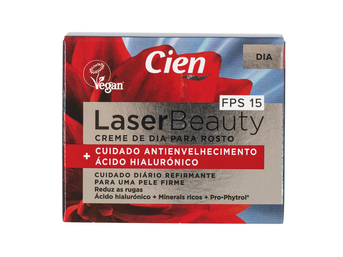 Cien® Sérum/ Creme de Rosto Dia/ Noite Laser Beauty