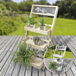 LIVING ART® Escada Decorativa para Plantas