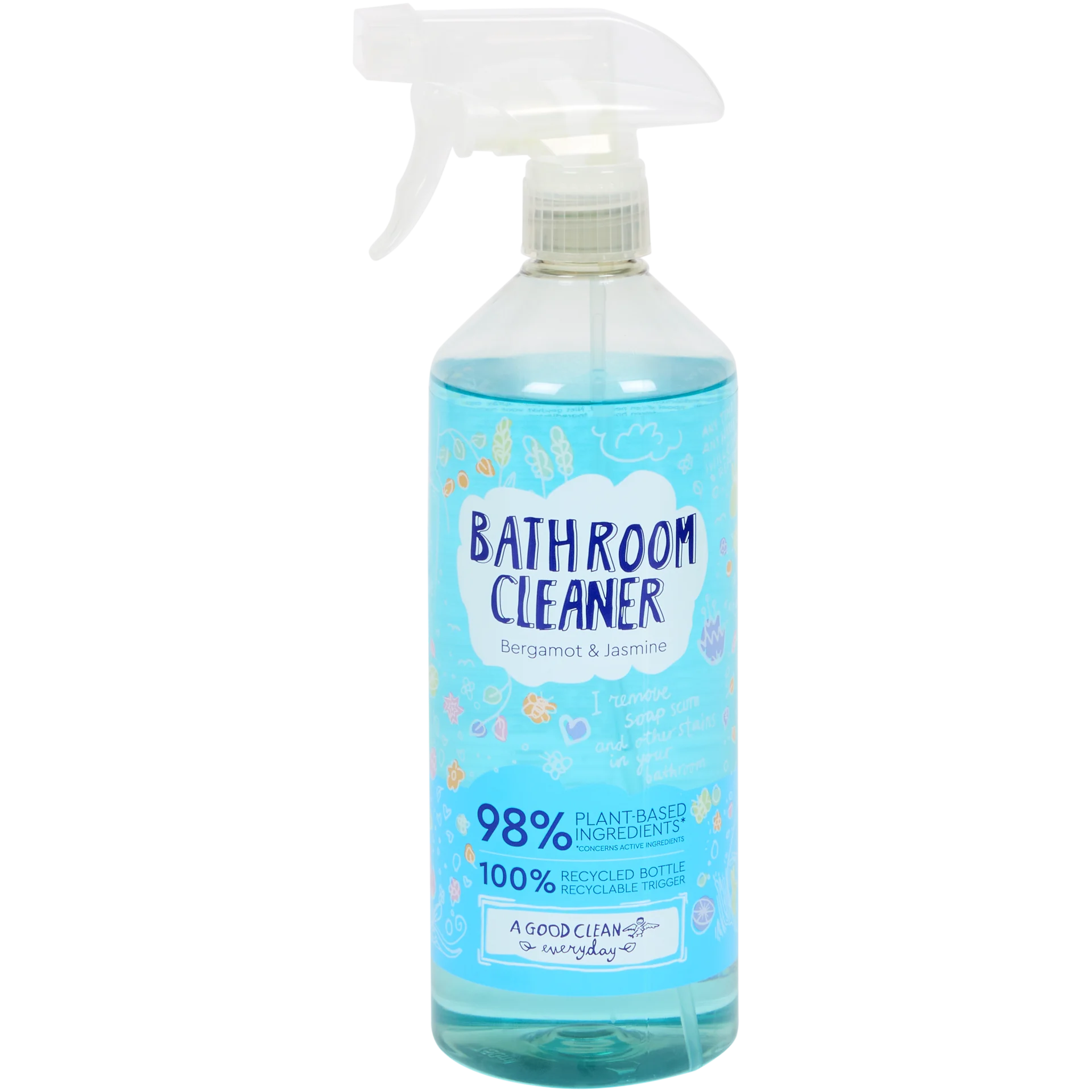 Detergente para casa de banho A Good Clean Bergamota e jasmim
