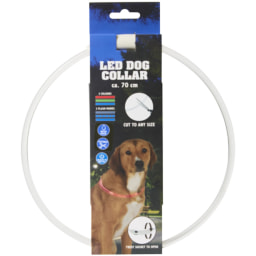 Coleira LED recarregável