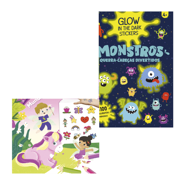 Livro com Autocolantes/ Tatuagens