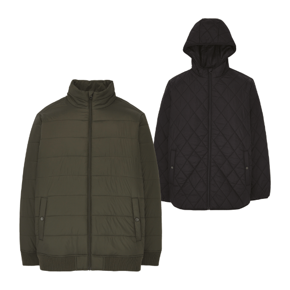 UP2FASHION® - Casaco Acolchoado Leve