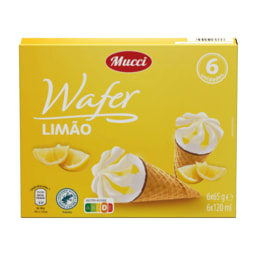 Mucci® - Gelado Wafer de Limão