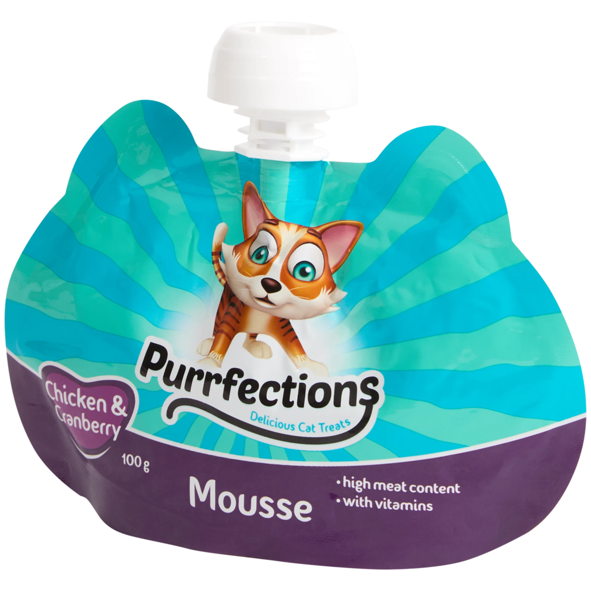 Ração para gatos em mousse Purrfections