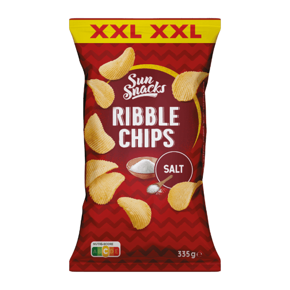 Sun Snacks® - Batatas Fritas Onduladas Ribble ao Sal
