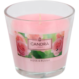Vela aromática em copo de vidro Candra