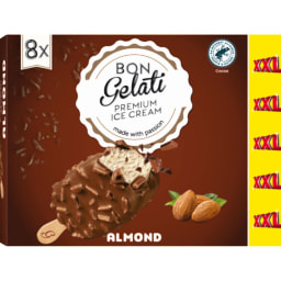 Bon Gelati® Gelado de Baunilha Clássico/ Amêndoa