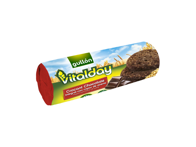 Bolachas Vitalday Cereais/ Chocolate Crocantes