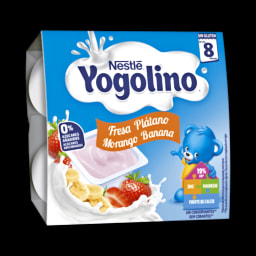 Yogolino Alimento Lácteo Morango e Banana 0% Açúcares Nestlé