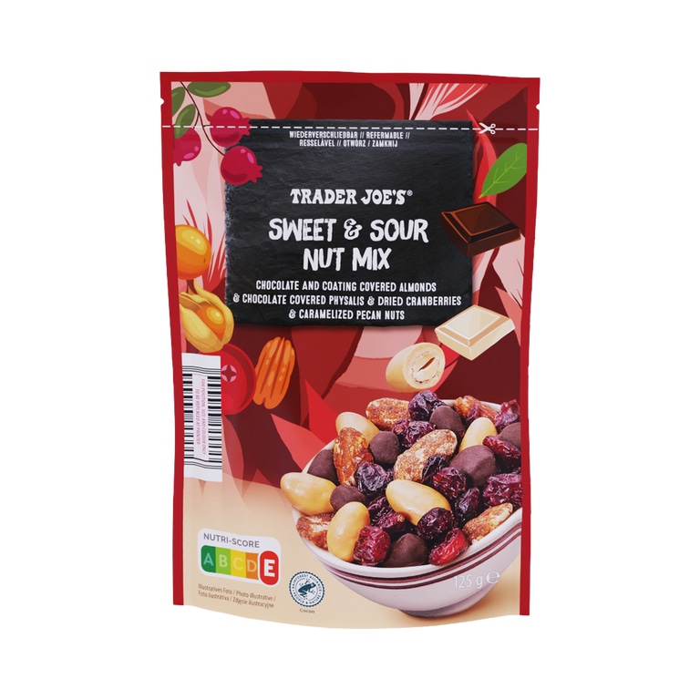 TRADER JOE'S® - Mistura de Frutos Secos com Chocolate