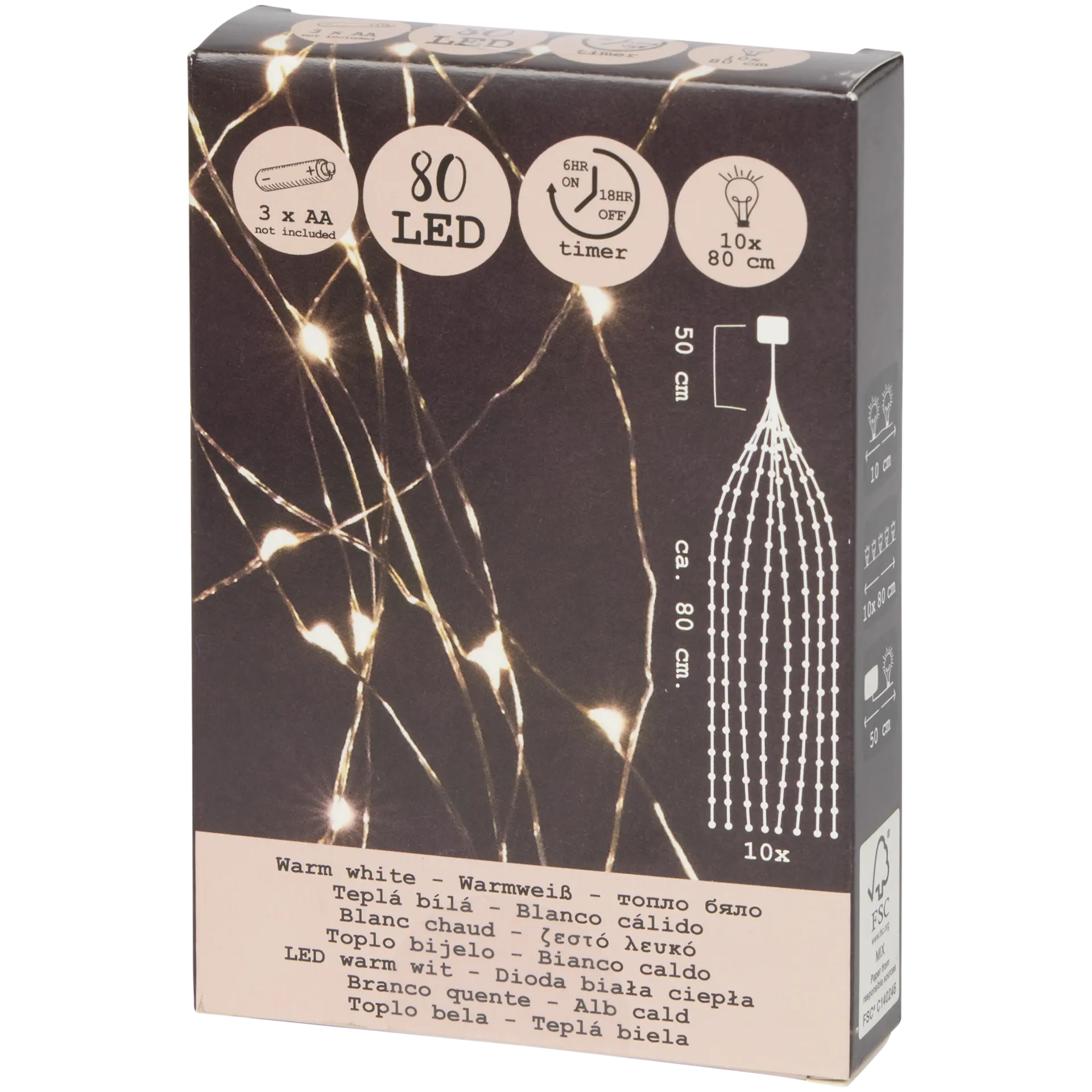 Feixe de fios LED de Natal