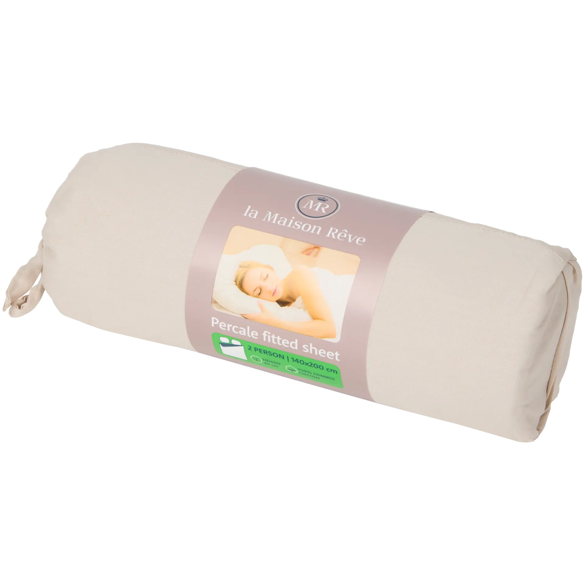 Lençol-capa em percal La Maison Rêve