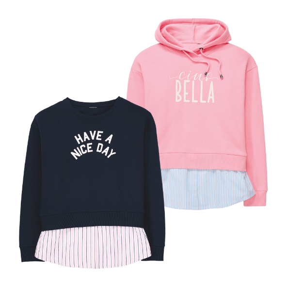 UP2FASHION® - Camisola Combinada