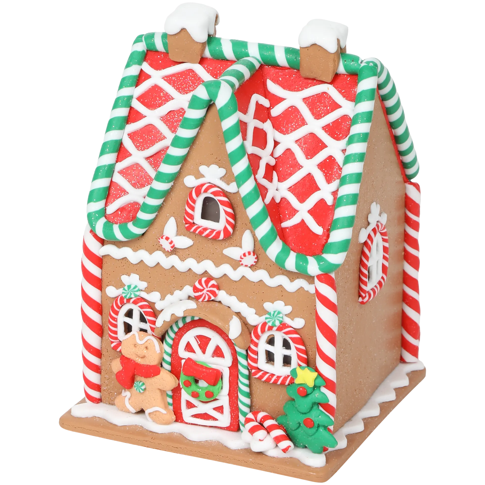 Casinha de Natal com iluminação LED
